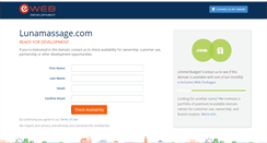 Desktop Screenshot of lunamassage.com